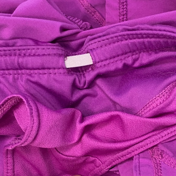 Athleta womens athletic running shorts size S Fuschia ready set go summer - Picture 7 of 16